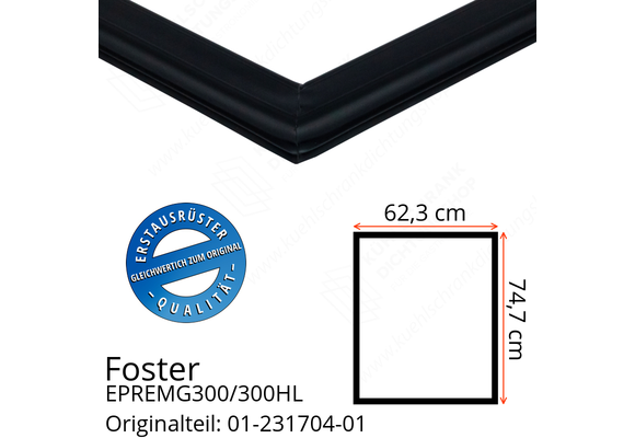 Foster EPREMG300/300HL Türdichtung 74,7 x 62,3 cm