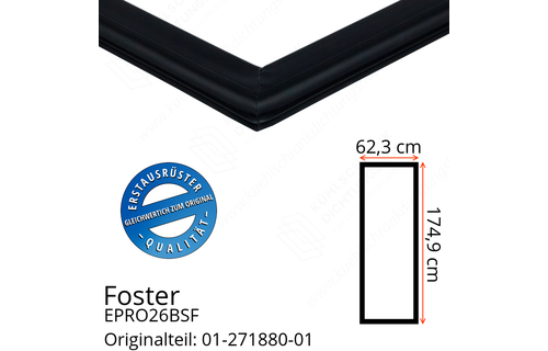 Foster EPRO26BSF Türdichtung 174,9 x 62,3 cm