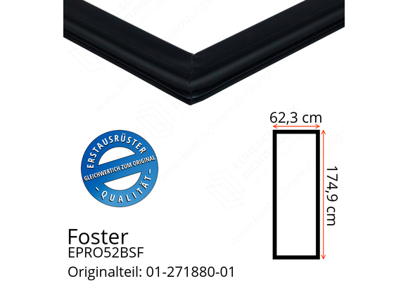 Foster EPRO52BSF Türdichtung 174,9 x 62,3 cm