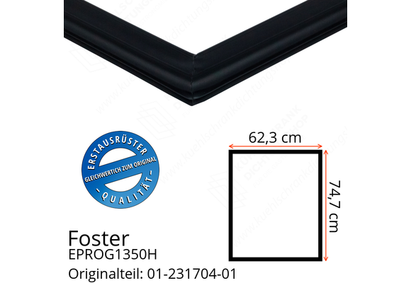 Foster EPROG1350H Türdichtung 74,7 x 62,3 cm
