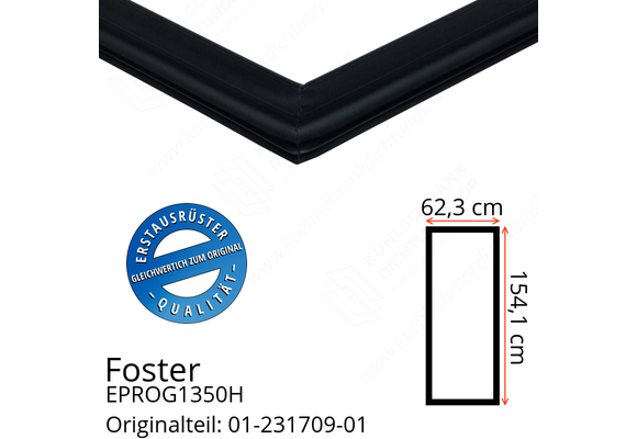 Foster EPROG1350H Türdichtung 154,1 x 62,3 cm