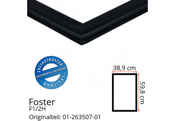 Foster F1/2H Türdichtung 59,8 x 38,9 cm
