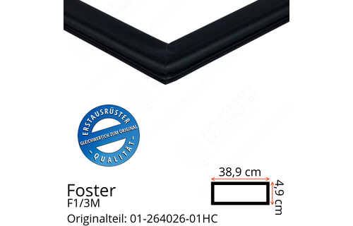 Foster F1/3M Schubladedichtung 14,9 x 38,9 cm