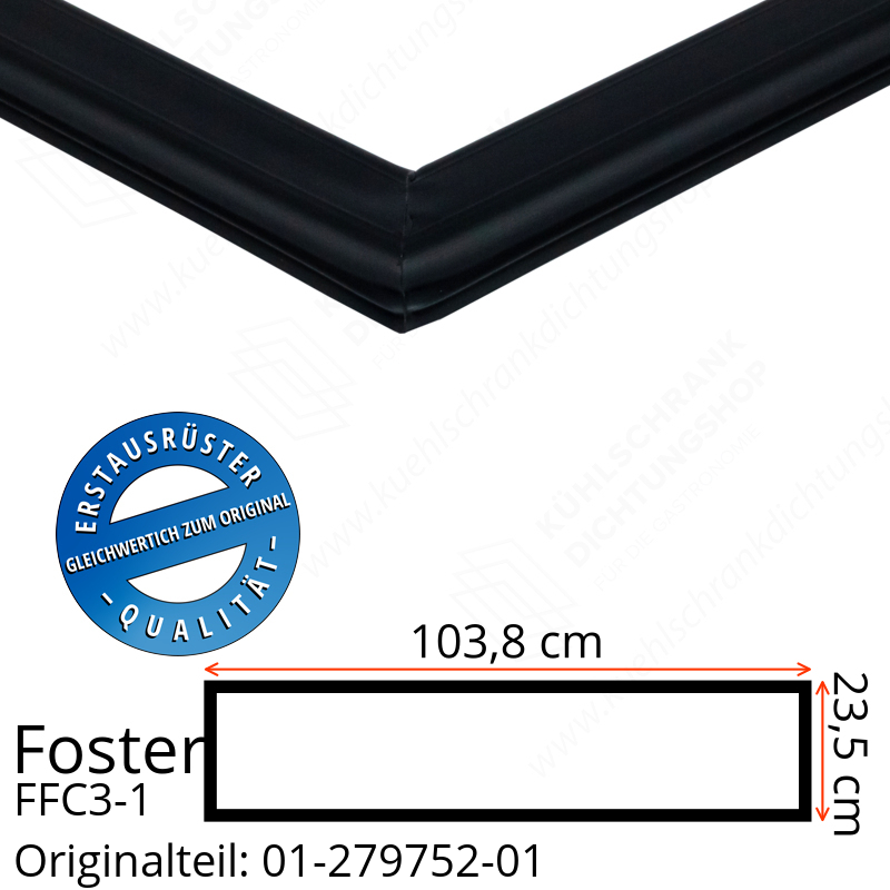 Foster FFC3-1 Schubladedichtung 23,5 x 103,8 cm