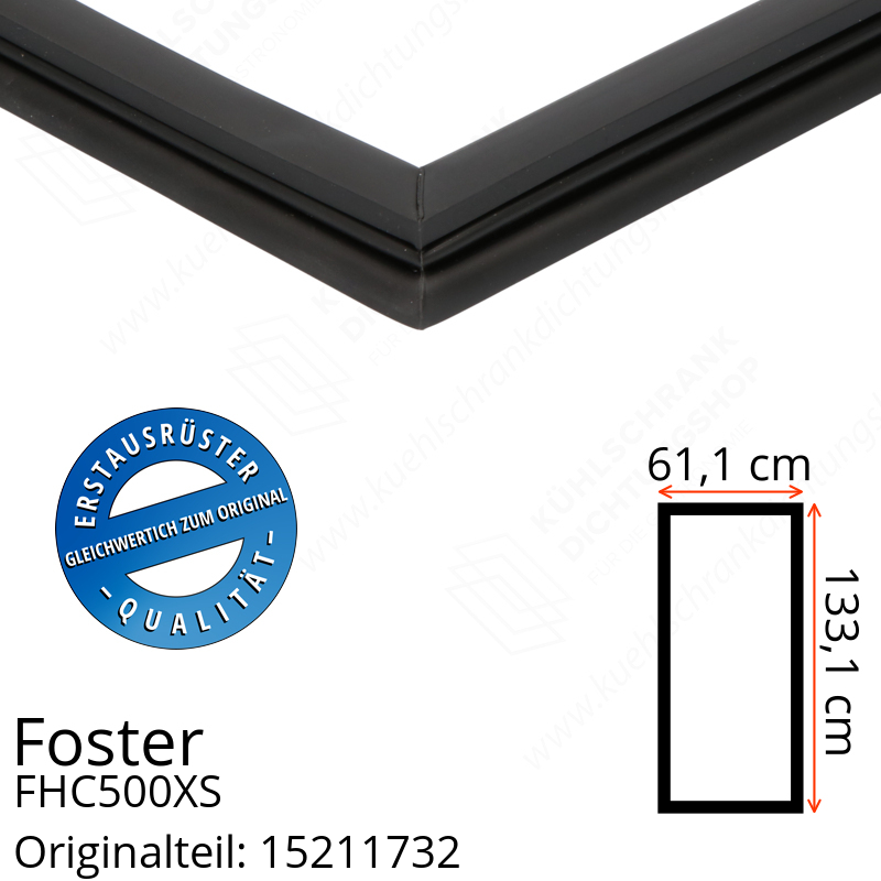 Foster FHC500XS Türdichtung 133,1 x 61,1 cm