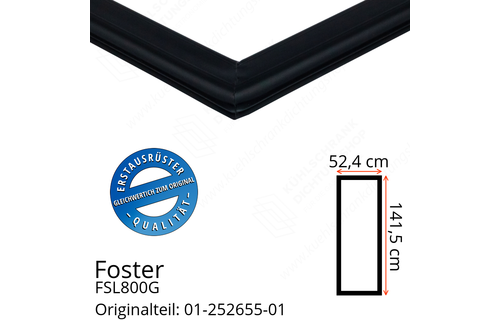 Foster FSL800G Türdichtung 141,5 x 52,4 cm