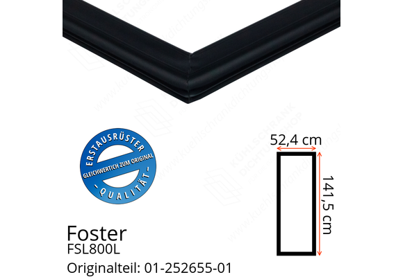 Foster FSL800L Türdichtung 141,5 x 52,4 cm