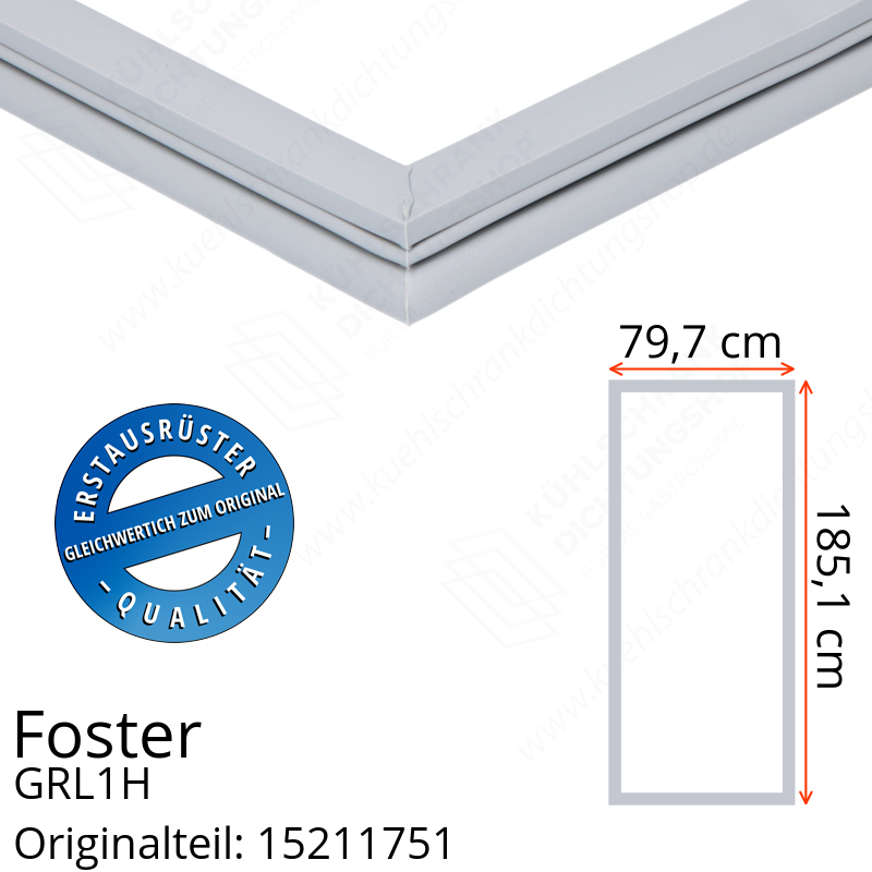 Foster GRL1H Türdichtung 185,1 x 79,7 cm