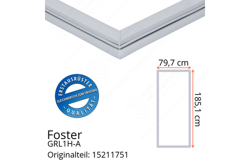 Foster GRL1H-A Türdichtung 185,1 x 79,7 cm
