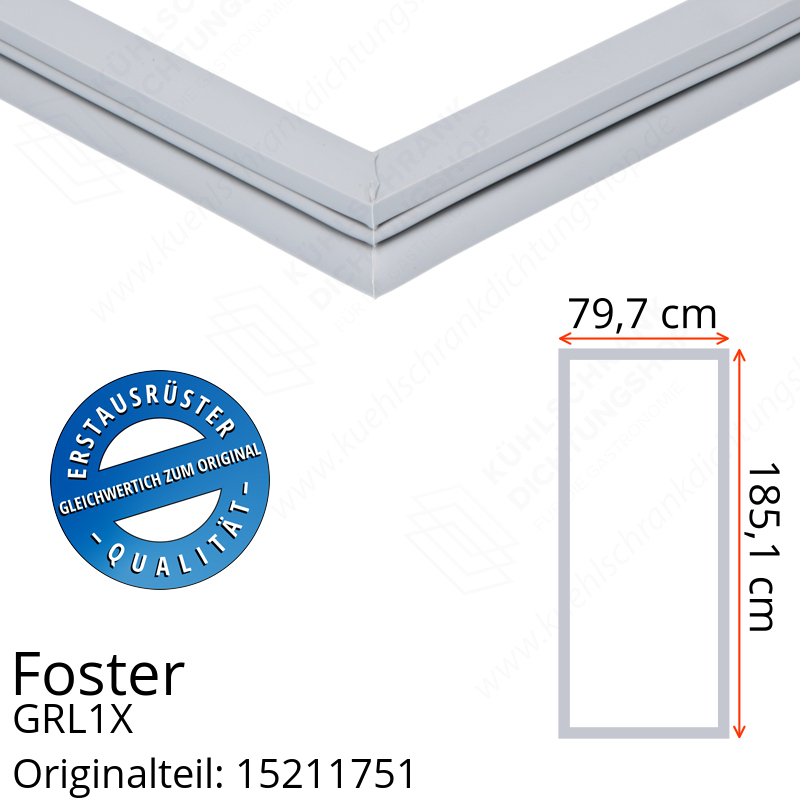 Foster GRL1X Türdichtung 185,1 x 79,7 cm