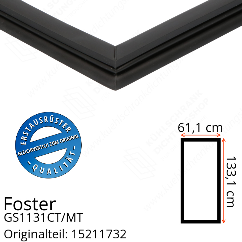 Foster GS1131CT/MT Türdichtung 133,1 x 61,1 cm