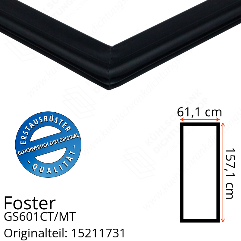 Foster GS601CT/MT Türdichtung 157,1 x 61,1 cm