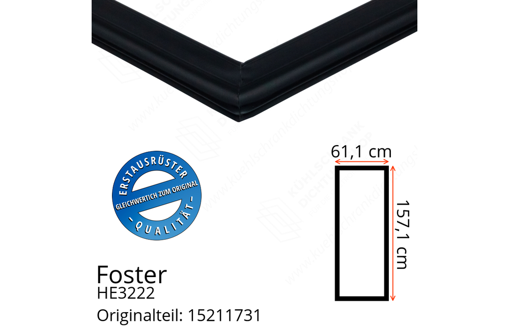 Foster HE3222 Türdichtung 157,1 x 61,1 cm