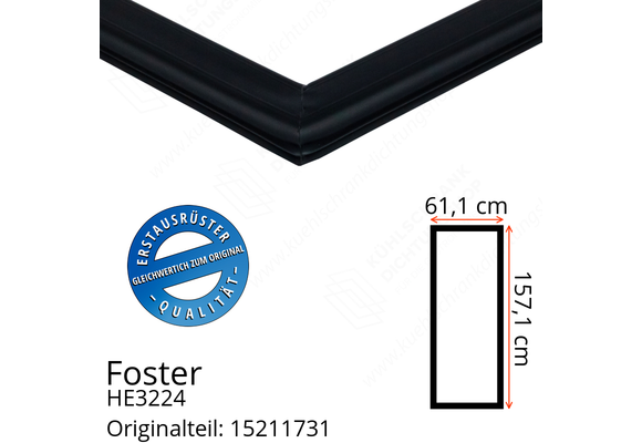 Foster HE3224 Türdichtung 157,1 x 61,1 cm