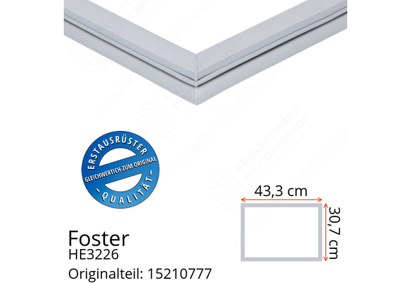 Foster HE3226 Schubladedichtung 30,7 x 43,3 cm