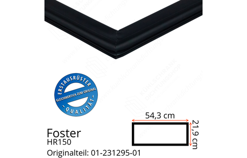 Foster HR150 Schubladedichtung 21,9 x 54,3 cm