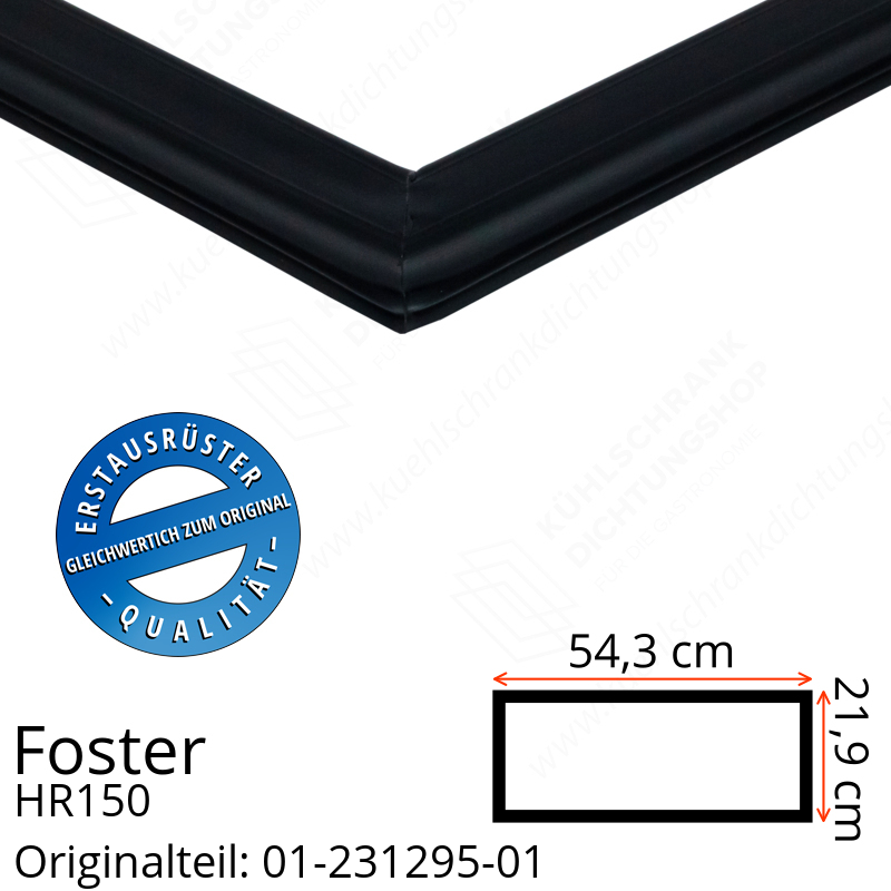 Foster HR150 Schubladedichtung 21,9 x 54,3 cm