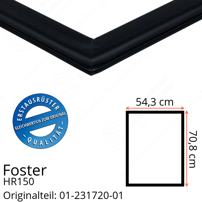 Foster HR150 Türdichtung 70,8 x 54,3 cm