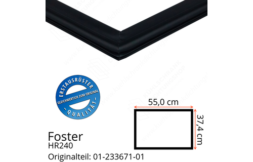 Foster HR240 Türdichtung 37,4 x 55,0 cm
