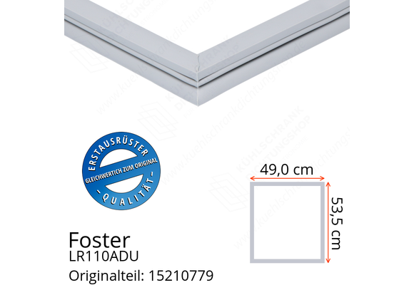 Foster LR110ADU Türdichtung 53,5 x 49,0 cm