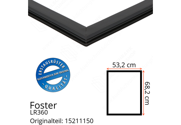 Foster LR360 Türdichtung 68,2 x 53,2 cm
