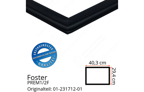Foster PREM1/2F Schubladedichtung 29,4 x 40,3 cm