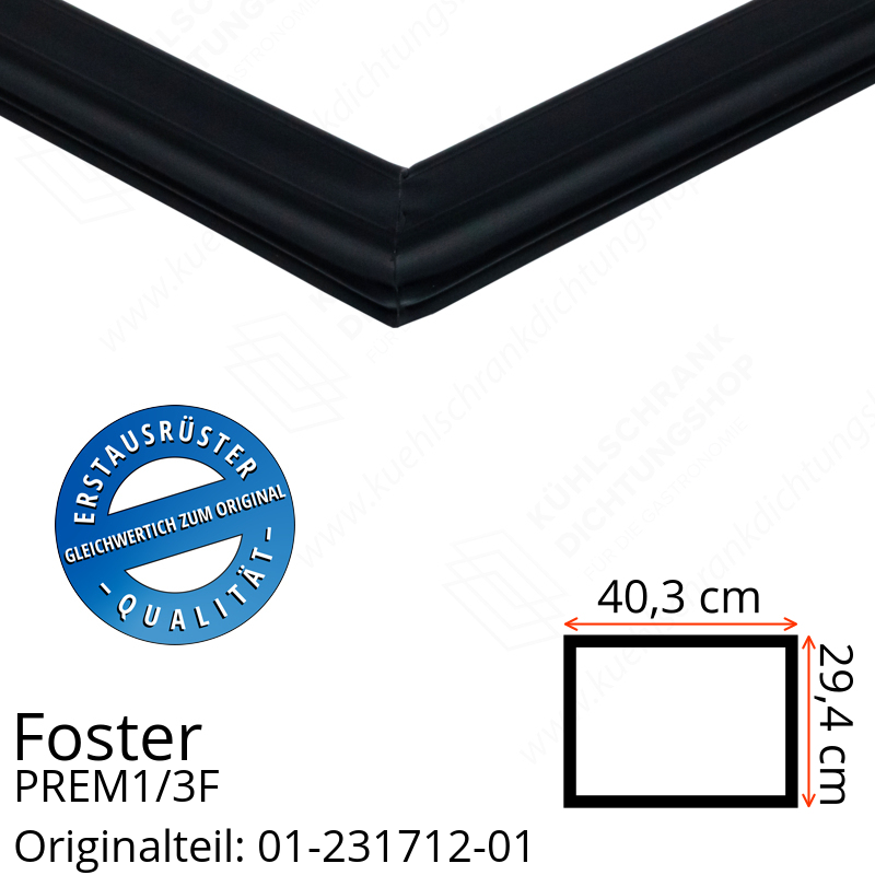 Foster PREM1/3F Schubladedichtung 29,4 x 40,3 cm