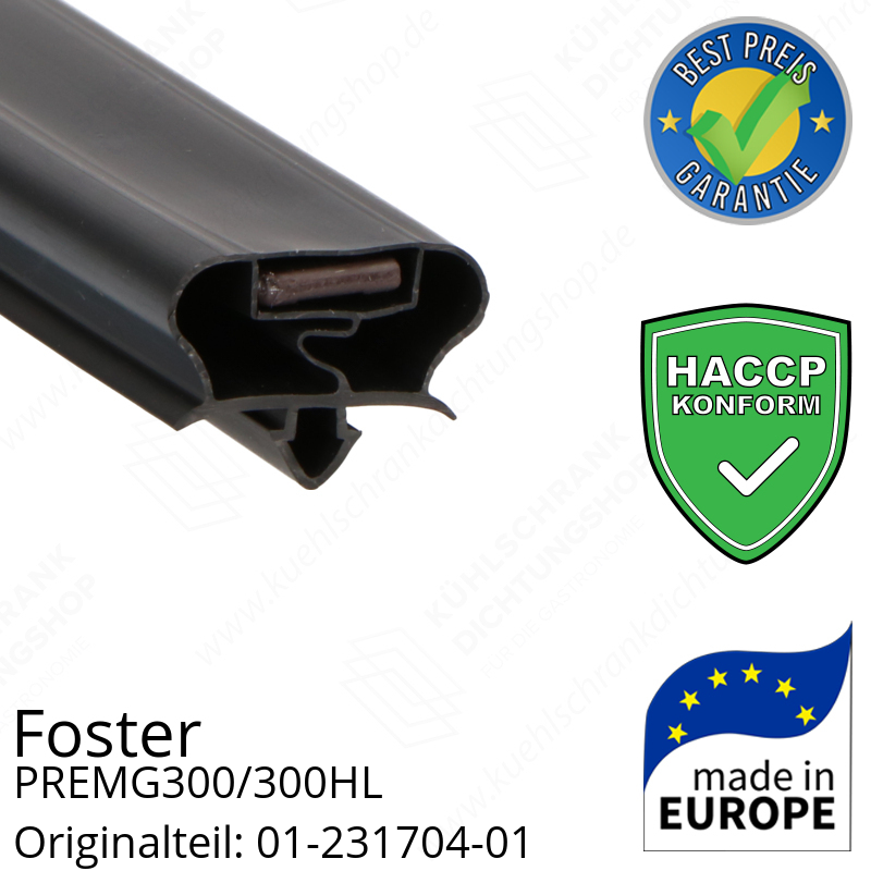 Foster PREMG300/300HL Türdichtung 74,7 x 62,3 cm