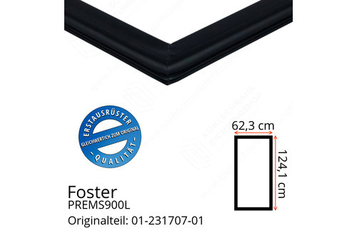 Foster PREMS900L Türdichtung 124,1 x 62,3 cm