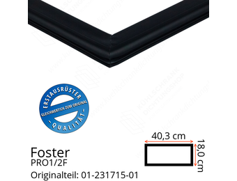 Foster PRO1/2F Schubladedichtung 18,0 x 40,3 cm