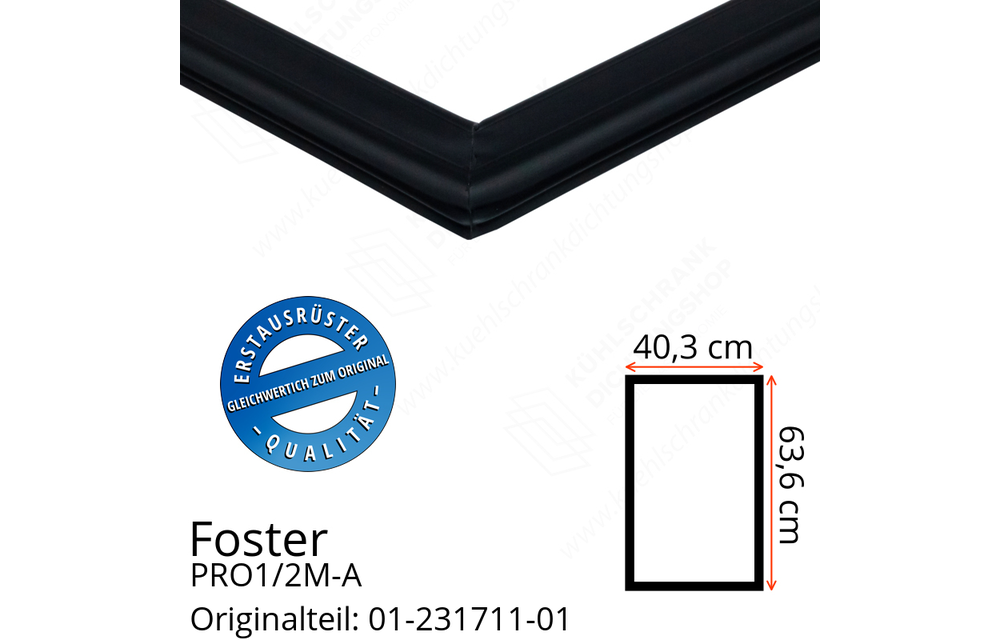 Foster PRO1/2M-A Türdichtung 63,6 x 40,3 cm