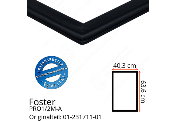 Foster PRO1/2M-A Türdichtung 63,6 x 40,3 cm