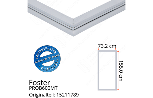 Foster PROB600MT Türdichtung 155,0 x 73,2 cm