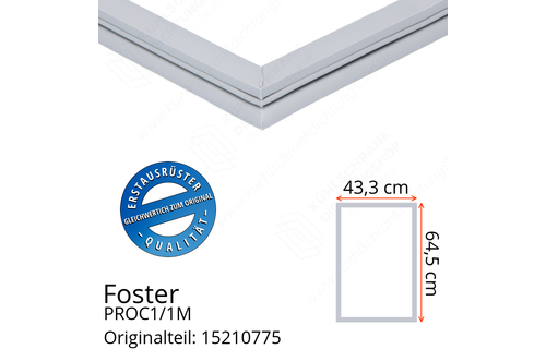 Foster PROC1/1M Türdichtung 64,5 x 43,3 cm