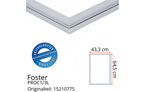 Foster PROC1/3L Türdichtung 64,5 x 43,3 cm