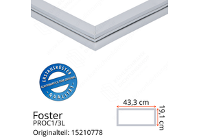 Foster PROC1/3L Schubladedichtung 19,1 x 43,3 cm