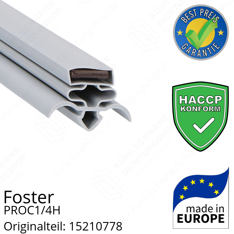 Foster PROC1/4H Schubladedichtung 19,1 x 43,3 cm