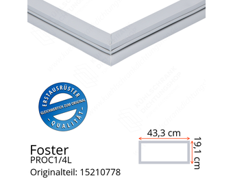 Foster PROC1/4L Schubladedichtung 19,1 x 43,3 cm
