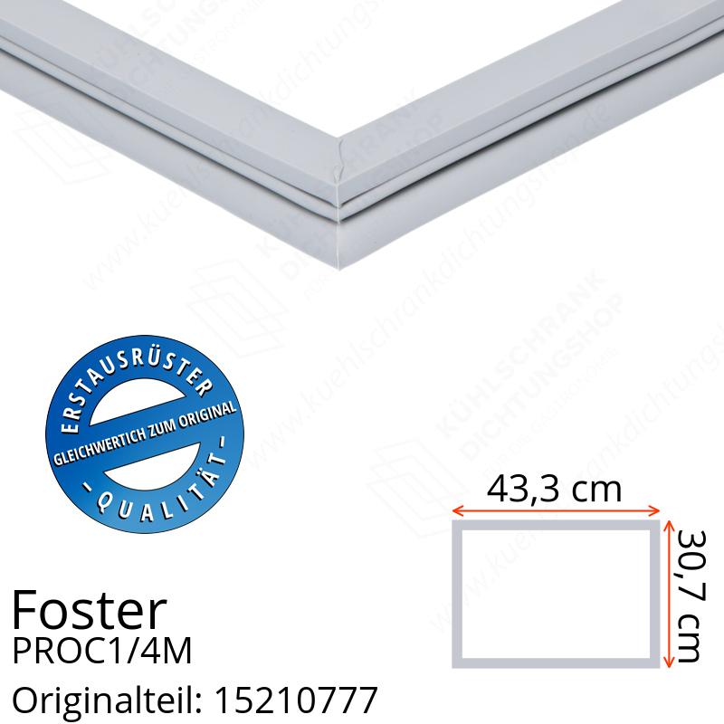 Foster PROC1/4M Schubladedichtung 30,7 x 43,3 cm