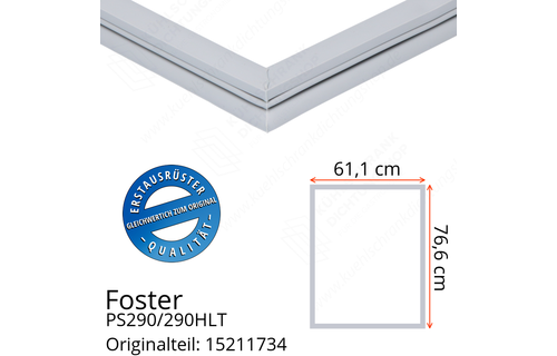 Foster PS290/290HLT Türdichtung 76,6 x 61,1 cm