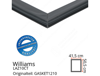 Williams LAZ10CT Türdichtung 50,5 x 41,5 cm