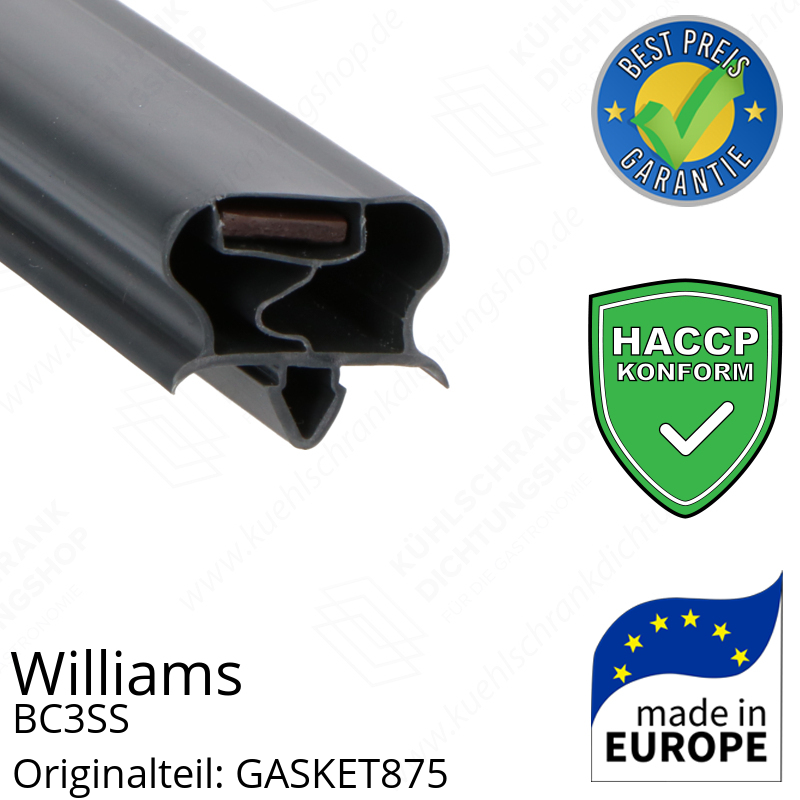 Williams BC3SS Türdichtung 79,5 x 43,5 cm