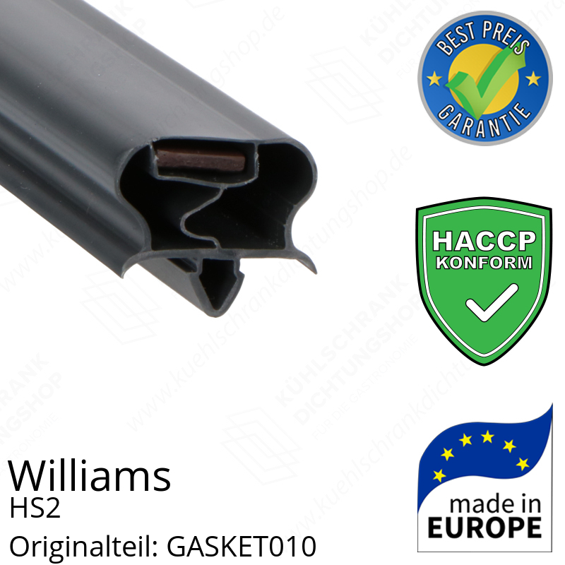 Williams HS2 Türdichtung 144,0 x 76,5 cm