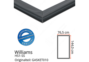 Williams HS1-SS Türdichtung 144,0 x 76,5 cm