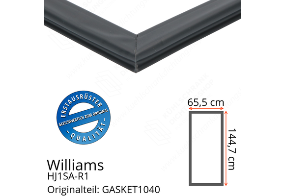 Williams HJ1SA-R1 Türdichtung 144,7 x 65,5 cm