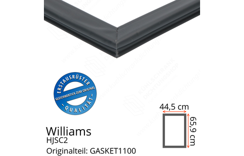 Williams HJSC2 Türdichtung 65,9 x 44,5 cm