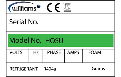 Williams HO3U Türdichtung 65,9 x 44,5 cm
