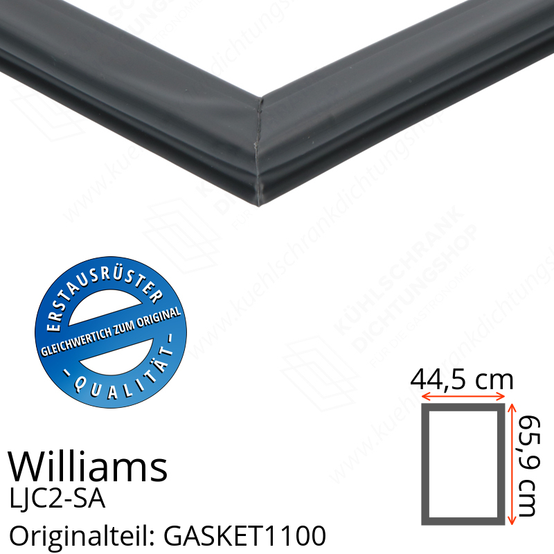 Williams LJC2-SA Türdichtung 65,9 x 44,5 cm