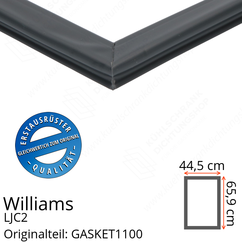 Williams LJC2 Türdichtung 65,9 x 44,5 cm