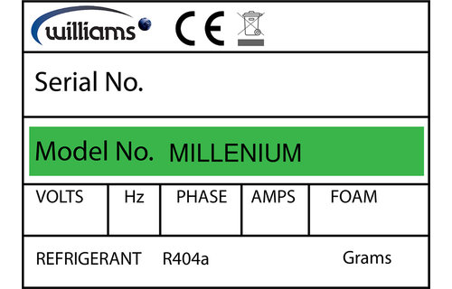 Williams MILLENIUM Türdichtung 162,6 x 65,5 cm